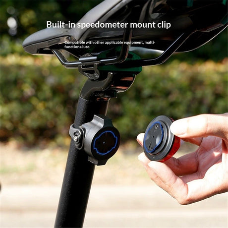 Visible Safety Flashlight Bike Tail Light with  Waterproof, Alarm Mode, Easy Install Bicycle Back Light Rechargeable Rear Bike Lights for Cyclists（Sitting style）