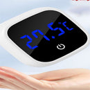 2pcs Digital Aquarium Thermometer, Stick-on LED Fish Tank Thermometer, Mini Aquarium Thermometer Accuracy, Touch Button, Battery, for Fish, Reptile,（Blue letter thermometer）