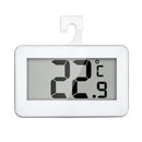 2pcs  Fridge Thermometer Hygrometer Digital Freeze Refrigerator Thermometer Waterproof Large LCD Display white
