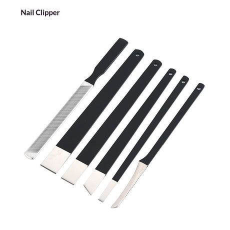 6pcs Pedicure Knife Set Callus Knife for Feet Ingrown Toenail Knives Foot Care Tools Dead Skin Removal Nail Scraper File with Storage Bag