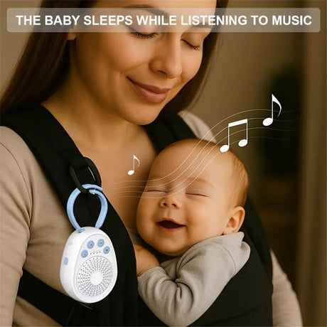 White Noise Machine | Portable Sound Machine for Babies, Kids, Adults | Sleep Soother | 20Soothing Sounds | Long Battery Life | Travel, Registry, Baby Gift（blue）