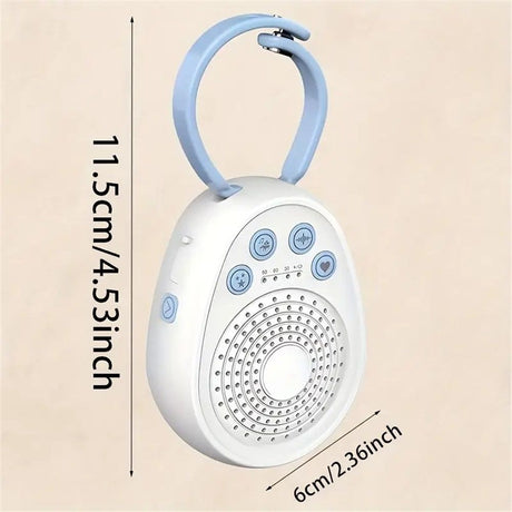 White Noise Machine | Portable Sound Machine for Babies, Kids, Adults | Sleep Soother | 20Soothing Sounds | Long Battery Life | Travel, Registry, Baby Gift（blue）