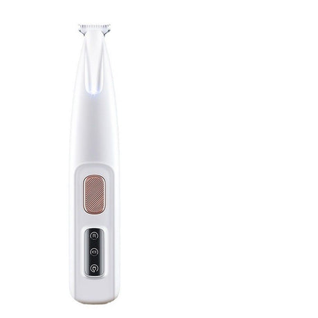 Silent, Cordless, Handheld and Washable Pet Hair Clipper. Equipped with LED Lights Paw Trimmers for Pet's Feet, Rechargeable, Suitable for Paws, Eyes, Ears, Face and Buttocks Areas