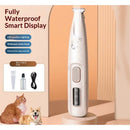 Silent, Cordless, Handheld and Washable Pet Hair Clipper. Equipped with LED Lights Paw Trimmers for Pet's Feet, Rechargeable, Suitable for Paws, Eyes, Ears, Face and Buttocks Areas