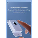 Fingerprint Fridge Lock - Child & Pet Proof Security for Drawers, Cabinets, Ovens, Toilet | Smart Biometric& | Easy Install | Quick Unlock (White, 1 Pcs)