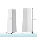 8 Pcs Aluminum Siding Corners 8 Inch Outside White Corner Caps Smooth Siding Trim, Metal Nails Included for Mobile Home House Exterior