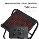 1PCS Outdoor Folding Stool Portable Fishing Chair Mini Small Train Pony Tie Camping Simple Hardware(Black）