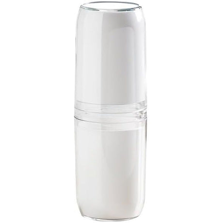 Travel Storage mouthwash Mug, Transparent Toothbrush Mug, Dual-Purpose Couple Tooth Cup universal Four cups