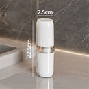 Travel Storage mouthwash Mug, Transparent Toothbrush Mug, Dual-Purpose Couple Tooth Cup universal Four cups