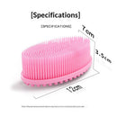 Body Scrubber  Infused Silicone Shower Brush, Tested Dual Sided, Stays Fresher Longer,  Certified Gentle Exfoliating Loofah Alternative Sensitive Skin Women