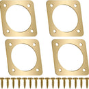 4-piece predator protection device suitable for bird houses, sturdy wooden bird house protection device, predator protection device for bird houses（Inner hole 1 1/2 inch）