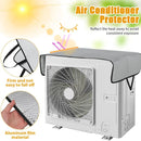 Fire Resistant AC Unit Protective Cover, Aluminum Foil Bubble Film Shield, Waterproof Sunproof Outdoor Air Conditioner Cover for Energy Efficiency