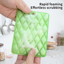 9pcs Multi-Purpose Magic Cleaning Sponge Cloth, Dual-Sided Scratch-Free with Non-Slip Handle, for Kitchen & Car, Random Color