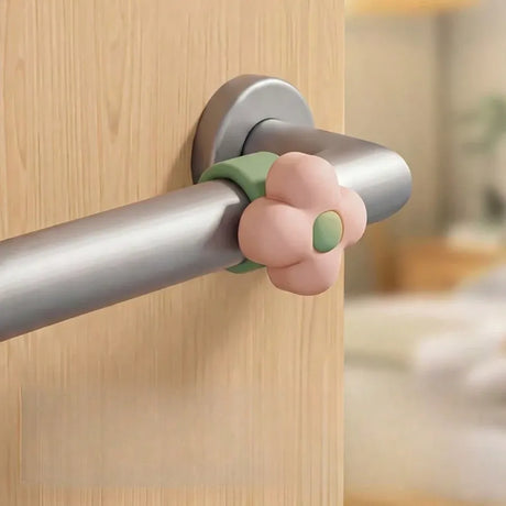 3Pcs Soft Silicone Door Knob Anti Collision Pad, Shock Absorbing Wall Protector Door Stopper For Home Office