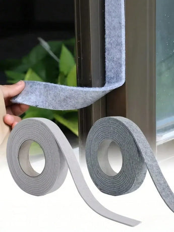 2 Roll 7cm*50cm Gray Self Adhesive Felt Moisture Absorbing Strip, Window Condensation Prevention Sealing Tape