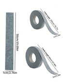 2 Roll 7cm*50cm Gray Self Adhesive Felt Moisture Absorbing Strip, Window Condensation Prevention Sealing Tape