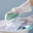 3 Pairs Random Color Plastic Non-Slip Cleaning Gloves for Kitchen Dishwashing, Washing Clothes & Vegetables