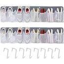 RV Shoe Storage for Bedside - 16 Extra Large Pocket Wall Mounted Entryway Shoes Rack, Bed Hanging Pocket Organizer, Bedside Caddy for Accessories, Camper Essentials 2 Pack