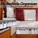 RV Shoe Storage for Bedside - 16 Extra Large Pocket Wall Mounted Entryway Shoes Rack, Bed Hanging Pocket Organizer, Bedside Caddy for Accessories, Camper Essentials 2 Pack