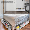 RV Shoe Storage for Bedside - 16 Extra Large Pocket Wall Mounted Entryway Shoes Rack, Bed Hanging Pocket Organizer, Bedside Caddy for Accessories, Camper Essentials 2 Pack