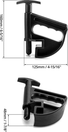 Universal Tire Changer Tool, Bead Clamp, Rim Pry, and Drop Center Helper for Cars and Trucks, Get The Job Done Right, 2 Pack