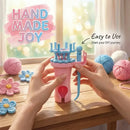 Double-Ended Interchangeable Head Bracelet Maker Plastic DIY Weaving Tool for Jewelry Making Hand Knitting Rope Weaver Flower Loom Maker Crafting Kit Needle Tools
