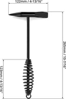 Welding Chipping Hammer, 2 Packs 10.5" Two-head Hammer with Coil Spring Handle Welding Cleansing and Crushed Ice