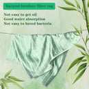 Multi-Purpose Bamboo Fiber Dish Cloth Set of 5, Super Water Absorbent Oil Stain Remover Cleaning Rags for Kitchen, Bathroom, Car Interior & Pet Wiping(40*40cm)