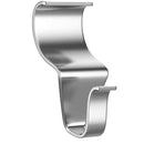 10PCS Vinyl Siding Hook, Thicken Stainless Steel Vinyl Siding Clips Hangers, Heavy-Duty No Drill Vinyl Hook for Outdoor Decor, Hanging on Patio, Wreath Hangers