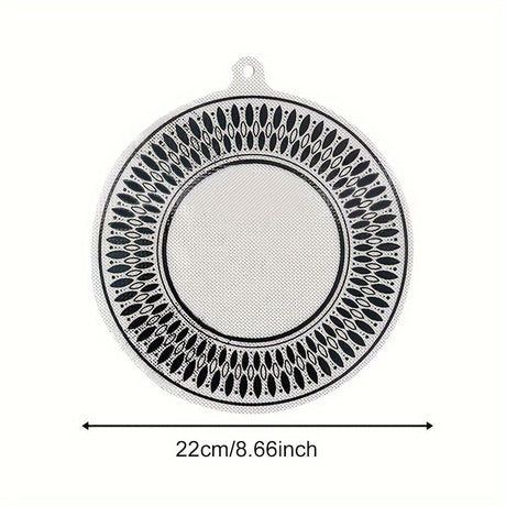 4pc Round Induction Cooktop Protector Pad, Anti-Slip Silicone Induction Cooktop Cover Magnetic Stove Scratch-Resistant