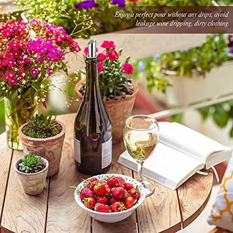 50 Pieces Silver Wine Pourer Liquor Stopping Pouring Discs Aluminum Foil Wine Whisky Pourer Thin Reusable Spout Disks for Beverage Beer Liquid Dispenser Bar Party Gift