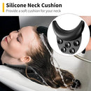 Shampoo Bowl Neck Rest with Suction Cup, Silicone Neck Rest for Salon Sink, Non-Slip Salon Neck Rest for Hair Washing Sink Neck Support, Neck Rest for Wash Basin