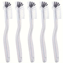 5Pcs Dish Brush Bottle Bathroom Scrub Brushes Kitchen Cleaning Brush Right Angle Kitchen Brush Sink Household Pot Pan Edge Corners Tile Lines Brush with Stiff Bristles
