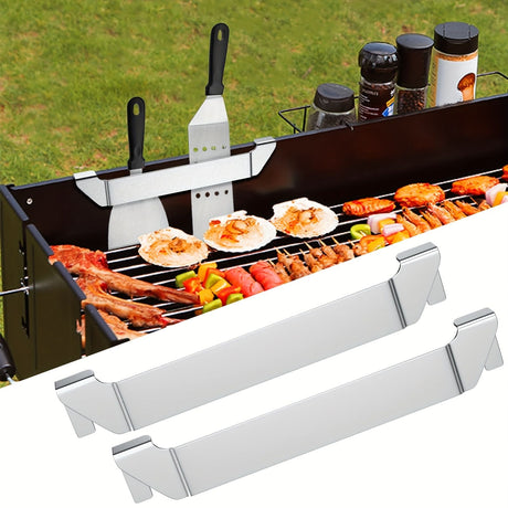 2 Pack Stainless Steel Griddle Spatula Stand, Grill Barbecue Tool Rack Hold Rack Griddle Accessories Holder for Blackstone, Camp Chef, Royal Gourmet, Outdoor Camping Picnic BBQ Essentials