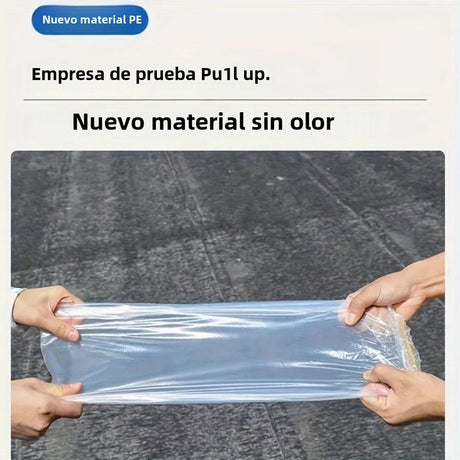 30PCS Disposable Waterproof Non-Slip Shoe Covers, Thick Wear-Resistant Transparent Plastic for Outdoor Use
