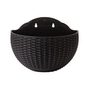 Exquisite Wall Flower Pot, Plastic Hanging Planter for Outdoor Garden Balcony, Home Decor Bucket Planter S