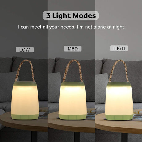 Pack of 2 LED Camping Lights, Portable LED Tent Lantern with 3 Modes
