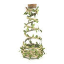 Natural Burlap Home Decoration Sticker, Craft Tape Artificial Leaf Jute Twine, 10 Meters Roll