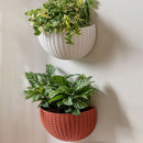 Exquisite Wall Flower Pot, Plastic Hanging Planter for Outdoor Garden Balcony, Home Decor Bucket Planter S