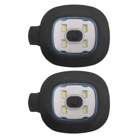 2 USB Rechargeable Hat Lights, Interchangeable Headlamp for Cap, DIY Hat Light for Men and Women