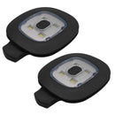 2 USB Rechargeable Hat Lights, Interchangeable Headlamp for Cap, DIY Hat Light for Men and Women
