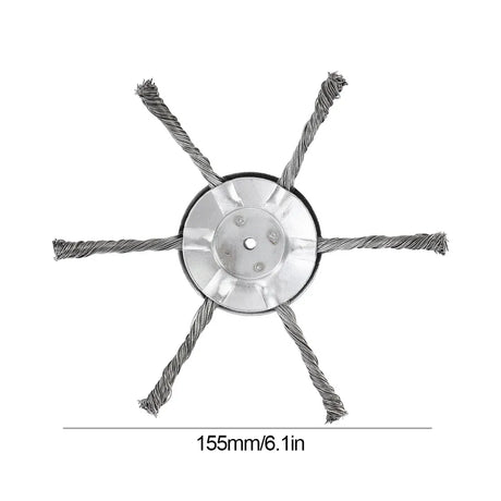 6-Inch String Trimmer Replacement Head Kit - Compatible with Li-Ion Cordless Weed Wacker, Includes Nylon String & Metal Blades, Universal Weed Eater Parts 6T