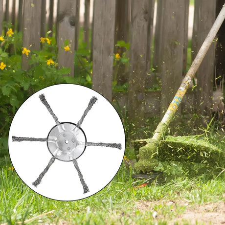 6-Inch String Trimmer Replacement Head Kit - Compatible with Li-Ion Cordless Weed Wacker, Includes Nylon String & Metal Blades, Universal Weed Eater Parts 6T