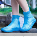 Waterproof Non-Slip Silicone Shoe Covers, Reusable Outdoor Sneaker Protectors with Enhanced Grip M