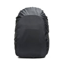 Waterproof Rain Cover for Large Camping and Cycling Backpack with Pull Rod, Dust and Mud Cover for School 55-65L black