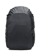 Waterproof Rain Cover for Large Camping and Cycling Backpack with Pull Rod, Dust and Mud Cover for School 55-65L black