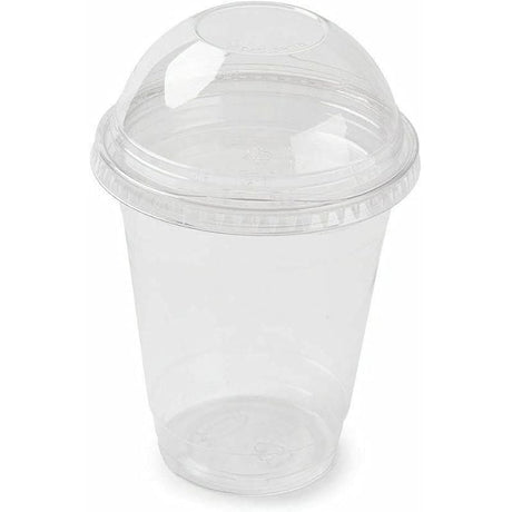 100pcs 500 ml Transparent Cups with Lids, Durable and Leak-Proof for Smoothies and Shakes lid with holes
