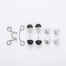 Adjustable Waist Belt Extender for Jeans and Skirts with Pant Clip, Seamless Metal Button Tool