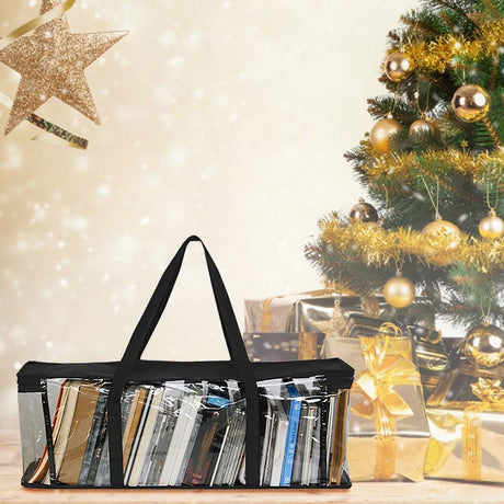 Heavy Duty Christmas Tree Storage Bag Large,Waterproof Artificial Xmas Tree Bag with Reinforced Handles Zippers for Disassembled Trees,Holiday Decorations,Garlands,Packing,Moving,Home Organizer