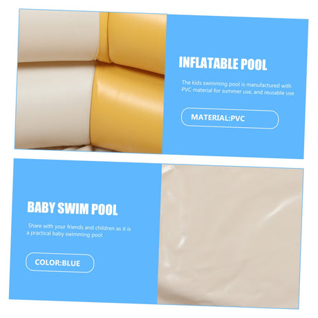 Small Swimming Pool Kids Inflatable Swimming Pool Dinosaur-Baby Pool Kiddie Pools for Indoor Outdoor Garden Kiddie Pool Reusable（90cm）